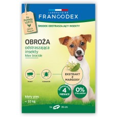 Francodex Repellent Colar - obojok proti hmyzu pre psov a šteňatá do 10 kg (35 cm)