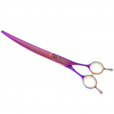 P&W ButterFly Side Curve Scissors 8" - profesionálne nožnice na ošetrovanie rovné, ohnuté do strany, čím sa minimalizuje línia strihu