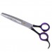 P&W The BlackSmith Thning Scissors 6,5" - profesionálne jednostranné stenčovacie nástroje najvyššej kvality, 48 zubov