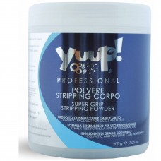 Yuup! Professional Super Grip Stripping Powder 200g - super silný prášok na zastrihávanie a čistenie srsti, pre psov bielej farby