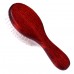 Blovi Red Wood Pin Brush - drevený, oválny mini štetec s kovovým 18mm špendlíkom zakončeným guľôčkou