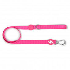 Dashi Solid Leash Pink 120cm - mestské vodítko, nylon, ružové - XS