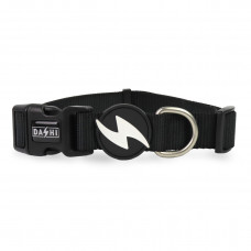 Dashi Solid Collar Black - obroża dla psa, nylonowa, czarna - XS