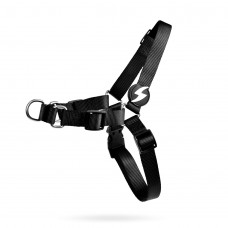 Dashi Solid Front Harness Black - postroj pre nórskeho psa, bez ťahania, čierny - M