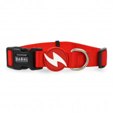 Dashi Solid Collar Red - obroża dla psa, nylonowa, czerwona - XS