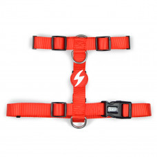 Dashi Solid Back Harness Red - nastaviteľné ochranné postroje pre psov, červené - XS