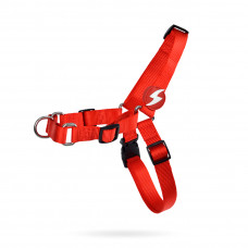 Dashi Solid Front Harness červený - postroj pre nórskeho psa, bez ťahania, červený - M