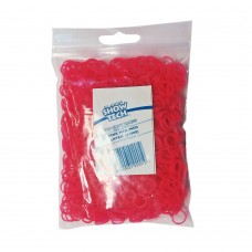 Show Tech ružové latexové gumičky 1000 ks, priemer 0,8 cm