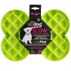 LickiMat Slodog Small - miska spowalniająca jedzenie, tacka do lizania dla psa, mała - Zielony