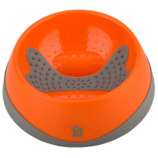 OH Bowl Small 250ml - miska dla małego psa, wspomagająca higienę jamy ustnej - Pomarańczowy