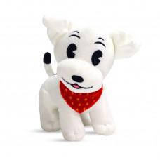 Dashi Pudgy Plyšová hračka pre psov 13cm - plyšová hračka pre psa s pískadlom, psík Betty Boop