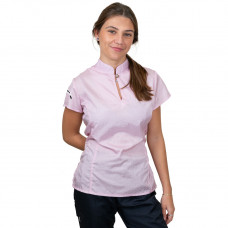 Tikima Serena Shirt Pink - damska bluza groomerska, taliowana, różowa - L