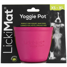 LickiMat Yoggie Pot - zabawka do wylizywania dla psa, kubeczek z wypustkami - Różowy