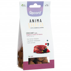 Record Anima Pura Liver and Berries 75g - zdrowe smaczki dla psa, wątróbka z jagodami