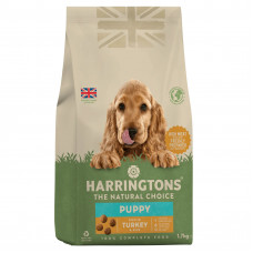 Harringtons Puppy Turkey & Rice 1,7kg - suché krmivo pre šteňatá, s morkou a ryžou - AKCIA vzhľadom na dátum, najlepšie skonzumovať do 30.11.