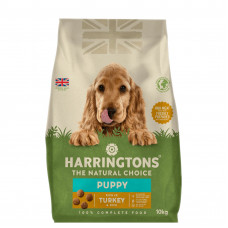 Harringtons Puppy Turkey & Rice 10kg - suché krmivo pre šteňatá, s morkou a ryžou - AKCIA vzhľadom na dátum, najlepšie skonzumovať do 24.1.