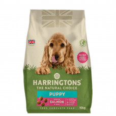 Harringtons Puppy Salmon & Rice 10kg - suché krmivo pre šteňatá, s lososom a ryžou - AKCIA vzhľadom na dátum, najlepšie skonzumovať do 3.2.2025