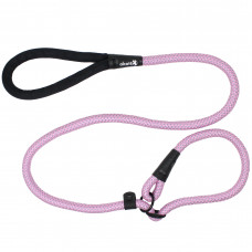 Alcott Adventure Slip Rope Leash 150cm Pink - odblaskowa smycz linowa dla psa, różowa - L