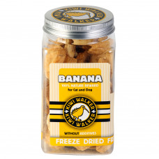 Kiwi Walker Snacks Banana 70g - 100% banán, lyofilizovaný, prírodné maškrty pre psov a mačky
