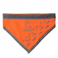 Alcott Visibility Dog Bandana Neon Orange - odblaskowa bandana dla psa, pomarańczowa - S