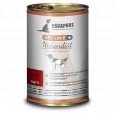 Escapure VET Nierendiat Rind - vlhké krmivo pre psov, podpora obličiek - 400 g