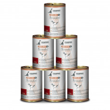 Escapure VET Nierendiat Rind - vlhké krmivo pre psov, podpora obličiek - 6x 400g