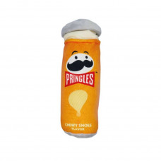 Record Pringles Psí plyšák - plyšová hračka pre psa, čipsy, s pískadlom - Oranžová