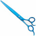 Geib Kiss Silver Blue Straight Scissors - kvalitné rovné nožnice s mikrorezom a modrou úpravou - 8,5" Geib Kiss Silver Blue Straight Scissors - kvalitné rovné nožnice s mikrorezom a modrou úpravou - 8,5"