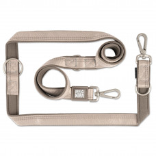 Max& Molly Multi Function Leash Matrix 2.0 Sand - odnímateľné vodítko pre psa, reflexné, pieskovo béžové - XS