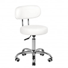 Activ A-007 White - ošetrujúca stolička s pohodlným operadlom, polohovateľná, biela