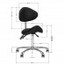 Giovanni 1004 Black - krzesło groomerskie regulowane w 3 płaszczyznach, siedzisko rodeo, czarne