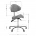 Giovanni 1004 Gray - krzesło groomerskie regulowane w 3 płaszczyznach, siedzisko rodeo, szare
