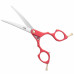 Special One Dolly Curved Scissors 6,5" - profesionálne a ľahko zakrivené nožnice, na strihanie v ázijskom štýle, červené