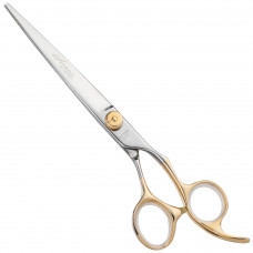 Geib Avanti Straight Scissors - profesjonalne nożyczki groomerskie z mikroszlifem, proste - 7,5