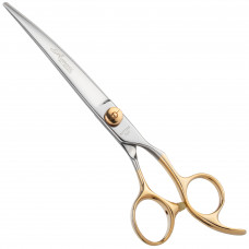 Geib Avanti Curved Scissors - profesjonalne nożyczki groomerskie z mikroszlifem, gięte - 7,5