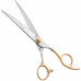 Geib Avanti Curved Scissors - profesjonalne nożyczki groomerskie z mikroszlifem, gięte - 7,5