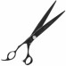 Geib Black Pearl Left Straight Scissors 8,5