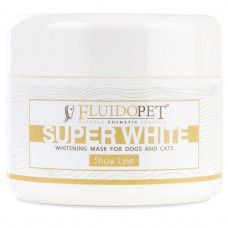 FluidoPet Super White Whitening Mask 100ml - profesionálna maska na bielenie srsti psov a mačiek