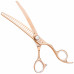Geib Gold Pearl Curved Chunker 7,0" - jednostranne zahnuté stenčovacie nože, 20 zubov, v elegantnej zlatej farbe
