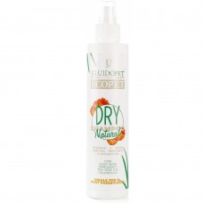 FluidoPet Natural Dry Shampoo 200 ml - prírodný šampón pre zvieratá na suché kúpanie s bergamotom, nechtíkom a aloe