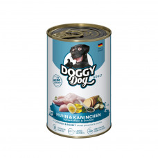 Doggy Dog Chicken & Rabbit - bezobilné mokré krmivo pre psov, s kuracím mäsom a králikom - 400 g