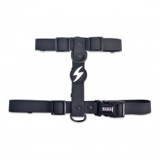 Dashi Colorflex Back Harness Black - nastaviteľný, vodeodolný postroj na stráženie psa, čierny - XS