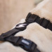 Dashi Colorflex Back Harness Black - nastaviteľný, vodeodolný postroj na stráženie psa, čierny - XS