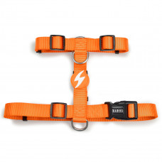 Dashi Solid Back Harness Orange - nastaviteľný postroj na ochranu psa, oranžový - M