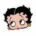 Dashi Vintage Betty Back Harness - nastaviteľný postroj na stráženie psa, vzor Betty Boop, červená - XS Dashi Vintage Betty Back Harness - nastaviteľný postroj na stráženie psa, vzor Betty Boop, červená - XS