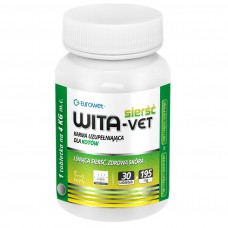 Eurowet Wita-Vet Hair pre mačky 30tbl. - doplnok stravy na zlepšenie stavu kože a srsti