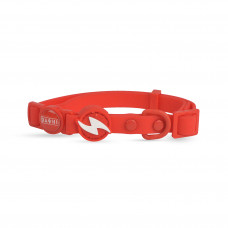 Dashi Colorflex Cat Collar - vodeodolný obojok pre mačky, vyrobený z pevného TPU materiálu - Red