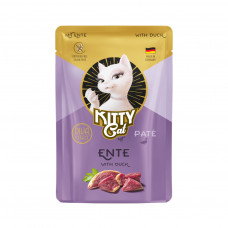 Kitty Cat Duck Pate 85g - bezobilné mokré krmivo, paštéta pre mačky, s kačicou