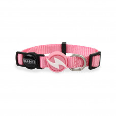 Dashi Solid Cat Collar - obojok pre mačky, nylon, intenzívne farby - Svetlo ružový