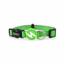 Dashi Solid Cat Collar - obojok pre mačky, nylon, intenzívne farby - Green